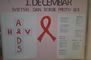 U našoj školi obilježen 1. decembar, svjetski dan borbe protiv AIDS-a
