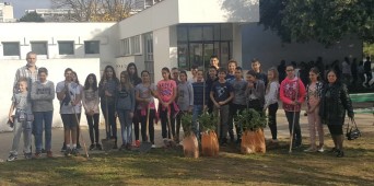 Aktivnosti na uređenju školskog dvorišta