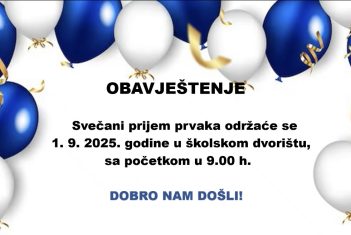 OBAVJEŠTENJE