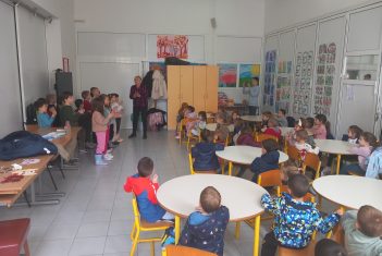 Čarolija knjiga i osmijeha – u gostima mali prijatelji iz V.J. „Pčelica“