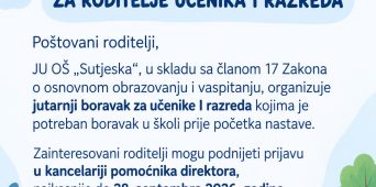 JUTARNJI BORAVAK