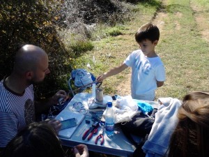 Prstenovanje ptica na stanici Mareza sa prstenovačem Mihajlom Jovićevićem